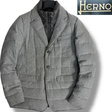 J7068 새상품급 헬로 레이어드 다운 테일러드 자켓 그레이 48