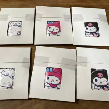 Sanrio 피타하구 6세트 마이멜로디 시나몬 쿠로미