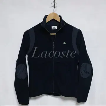 Lacoste 블랙 플리스 자켓