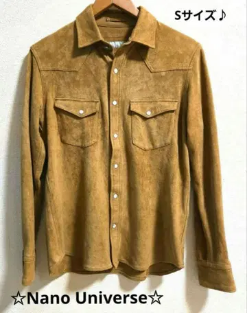 [새상품급] 나노 유니버스 스웨이드 라이크 웨스턴 셔츠