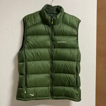 mont-bell 다운 베스트 M 올리브 그린