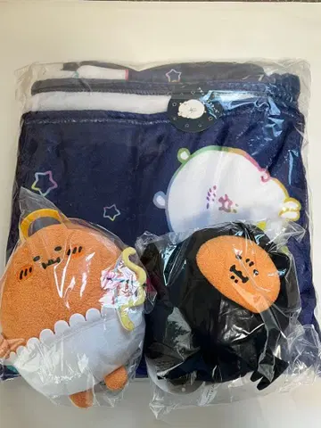 나가노 캐릭터 담요 두더지 고로케 천사 & 악마 봉제 인형