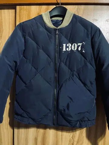 드레스 히피 다운 자켓 36 60/40 크로스 원단