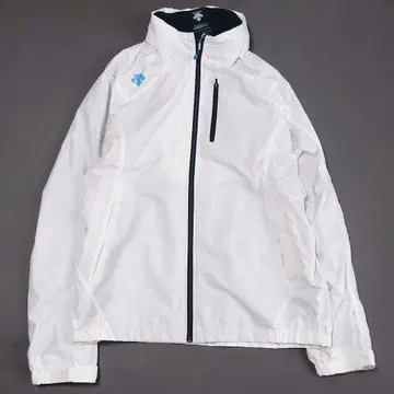 데상트 코즈믹 써모 나일론 자켓 L 사이즈 화이트