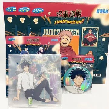 주술회전 세가 럭키 쿠지 후시구로 메구미 아크릴 스탠드 캔뱃지 스티커