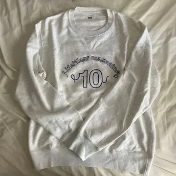 유니클로 LifeWear magazine 10 로고 맨투맨