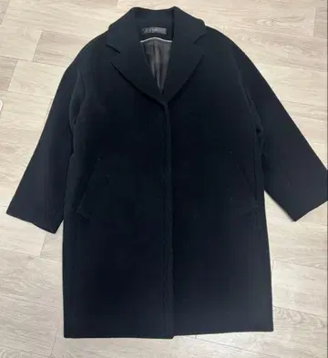 7-IDconcept. 블랙 여성용 체스터 코트