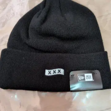 GOD SELECTION XXX 블랙 니트 모자 프리 사이즈