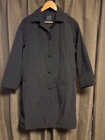 무인양품 블랙 롱 코트 S 사이즈