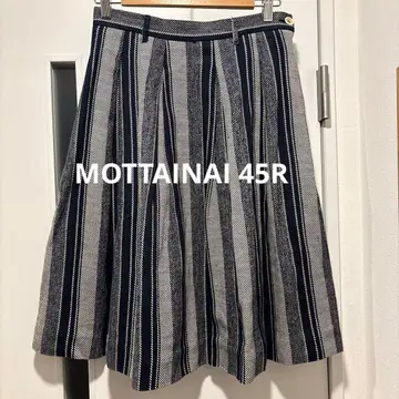 MOTTAINAI 45R 스커트 스트라이프 스커트 45rpm