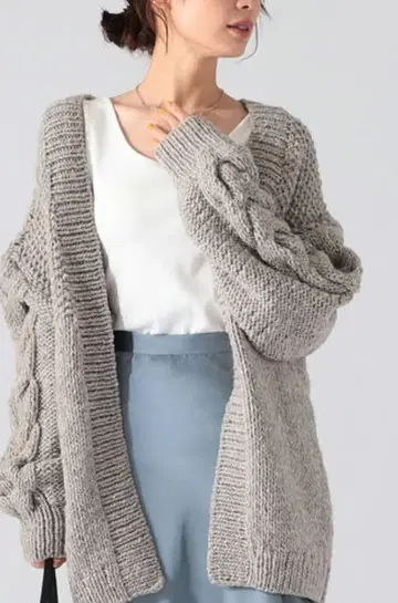 새상품급 비밍 빔즈 니트 가디건