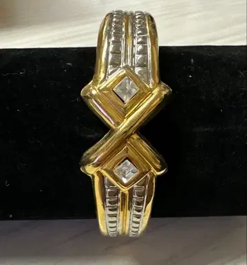 빈티지 실버 골드 뱅글