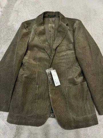 카키 코듀로이 자켓