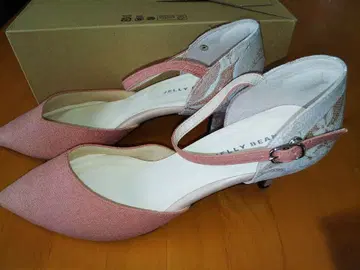 JELLY BEANS 핑크 슬링백 펌프스