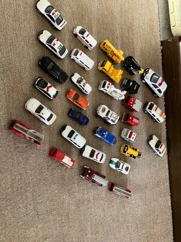 긴급 차량 미니카 31대 세트