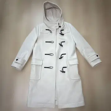 BABYLONE 화이트 더플 코트 사이즈 36