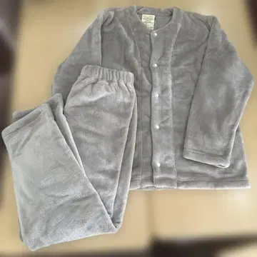 플리스 그레이 룸웨어 상하의 세트