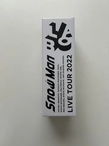 Snow Man LIVE TOUR 2022 응원봉