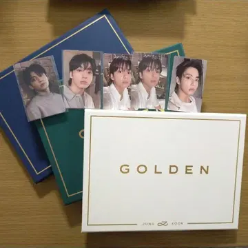 정국 골든 앨범 포토 카드 포함