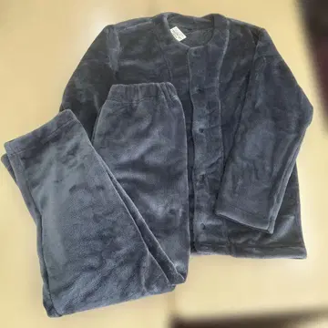 플리스 다크 그레이 상하의 세트