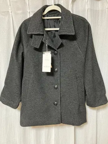 MATINEE LINE 울 트윌 스탠드 블루종