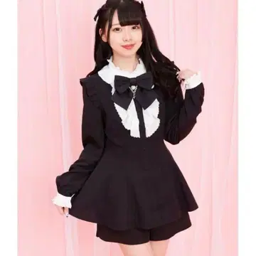 시크릿허니 액세서리 리본 레이스 셋업