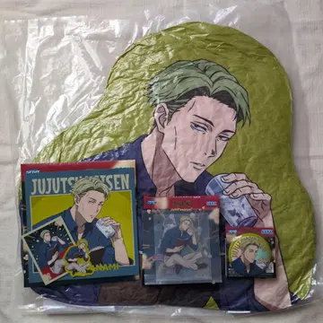 주술회전 나나미 켄토 세가 럭키 쿠지 쿠션 아크릴 스탠드 캔뱃지