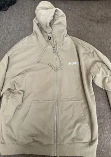 SUPPLIER 지퍼 후드티