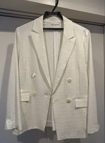 GREEN LABEL RELAXING 화이트 자켓 사이즈 38