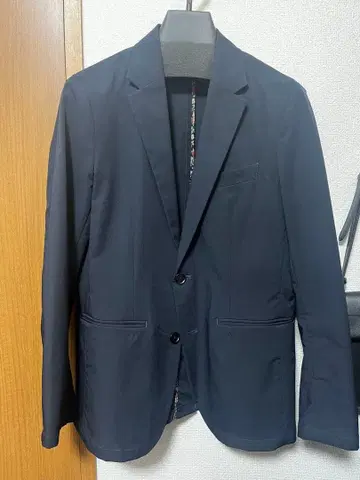 NANO UNIVERSE 네이비 테일러드 자켓