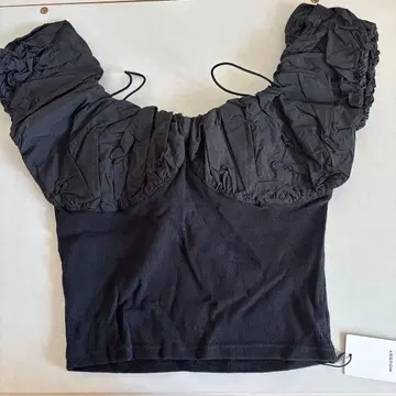 MOUSSY 블랙 상의 FREE