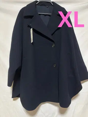 GU 코지 멜톤 케이프 코트 Z+E 네이비 XL