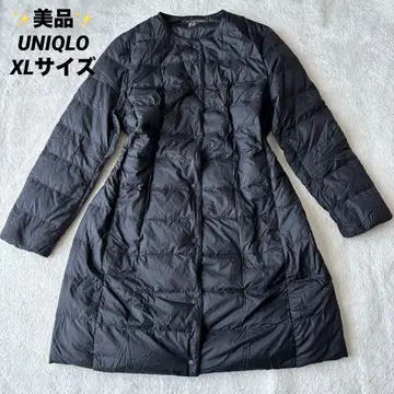 새상품급 UNIQLO 울트라 라이트 다운 다크 그레이 XL 노카라