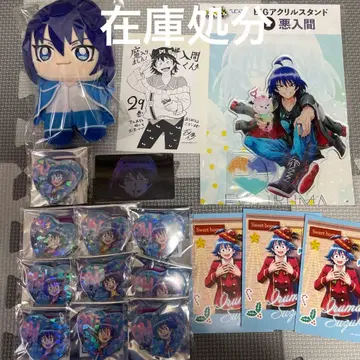 마계의 왕자 마오마오 묶음 판매 마오마오 아크릴 스탠드 봉제 인형 캔뱃지