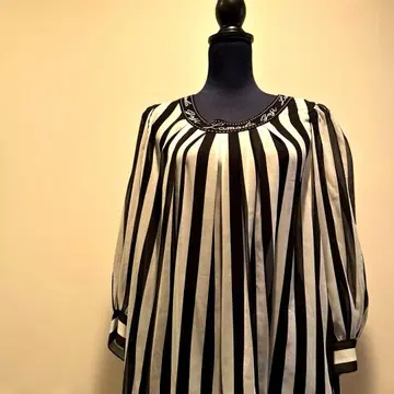 이타리야 스트라이프 패턴 긴팔 상의 13호