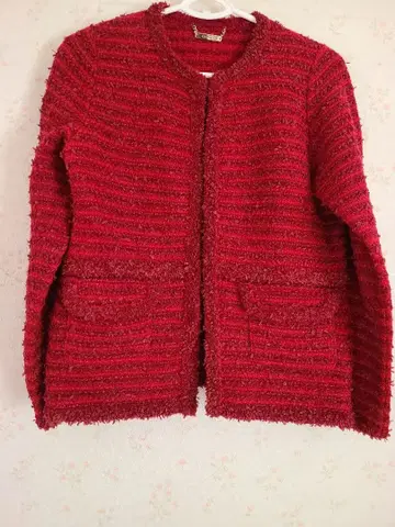 잉게보그 9호 빨간색 노카라 자켓