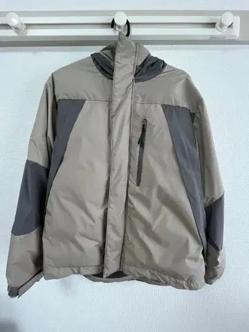 경량 방수 마운틴 후드티 그레이