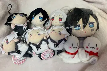 마후마후 봉제 인형 패스 케이스 누워있는 마스코트