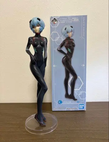 에반게리온 아야나미 레이 피규어 블랙 컬러 플러그 수트 피규어 박스 있음