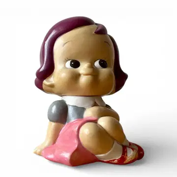 [레어] 특대형 매장용 카운터용 칸긴 노바라짱 소프트 비닐 쇼와 레트로