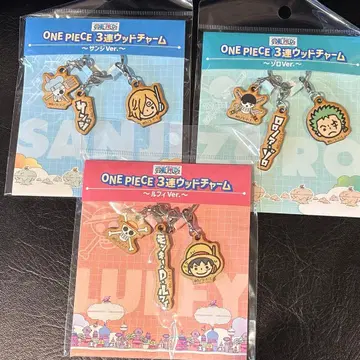 [ 미개봉 ] 원피스 요카도 콜라보 3연 우드 참 3종 세트