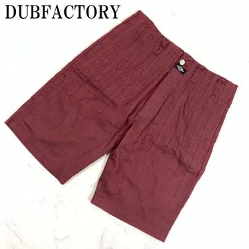 LA7149 더블팩토리 코튼 하프 팬츠 레드 M