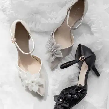 RANDA 결혼식 시어 플라워 세퍼레이트 펌프스 L 23.5-24.5cm