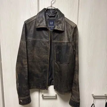 올드 GAP 가죽 자켓 라이더스
