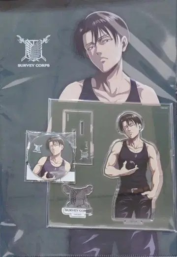 진격의 거인 음성 애니메이션 리바이 굿즈 3종 세트