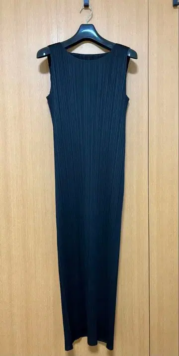 PLAISIR PLEASE 블랙 슬리브리스 롱 원피스 3