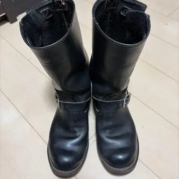 Wesco 블랙 엔지니어 부츠