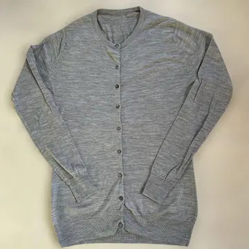 JOHN SMEDLEY 메리노울 가디건 그레이