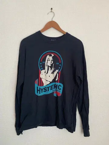 HYSTERIC GLAMOUR 긴팔 T셔츠 M 블랙
