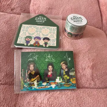 미세스 그린애플 팝업 포토 카드 메모지 마스킹 테이프